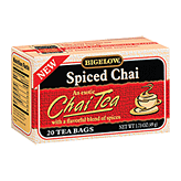 Bigelow  spiced chai tea, 20-bags Left Picture